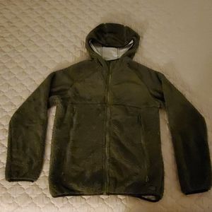MSX Michael Strahan Grey Faux Fur Zip up Hoodie